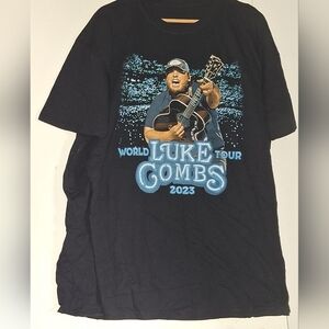 Black Luke Combs World Tour T-Shirt